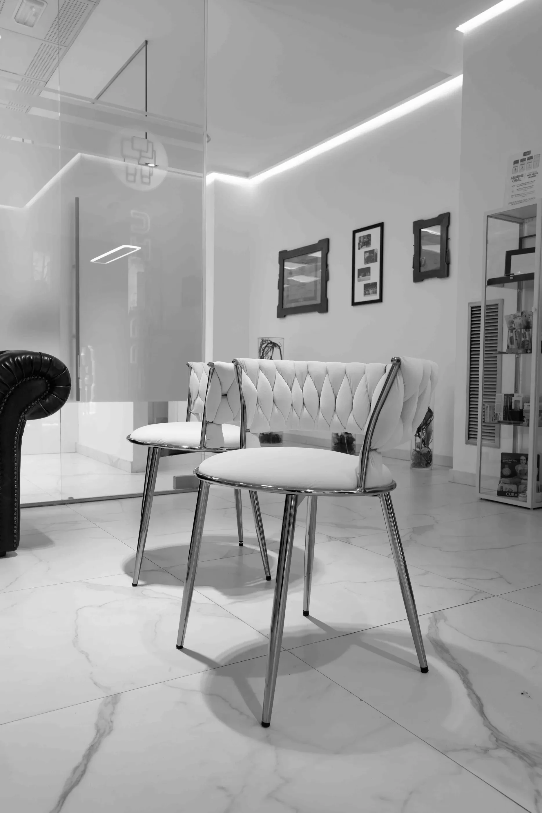 Sala de espera de la Clínica Dr. Charani